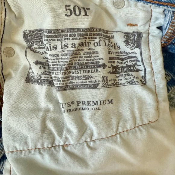 Levi’s 501-90s Distressed Jeans – Size 25x30. - Picture 11 of 14